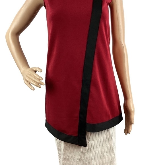 Zara Basic Top Size M Red Sleeveless - Picture 3 of 6